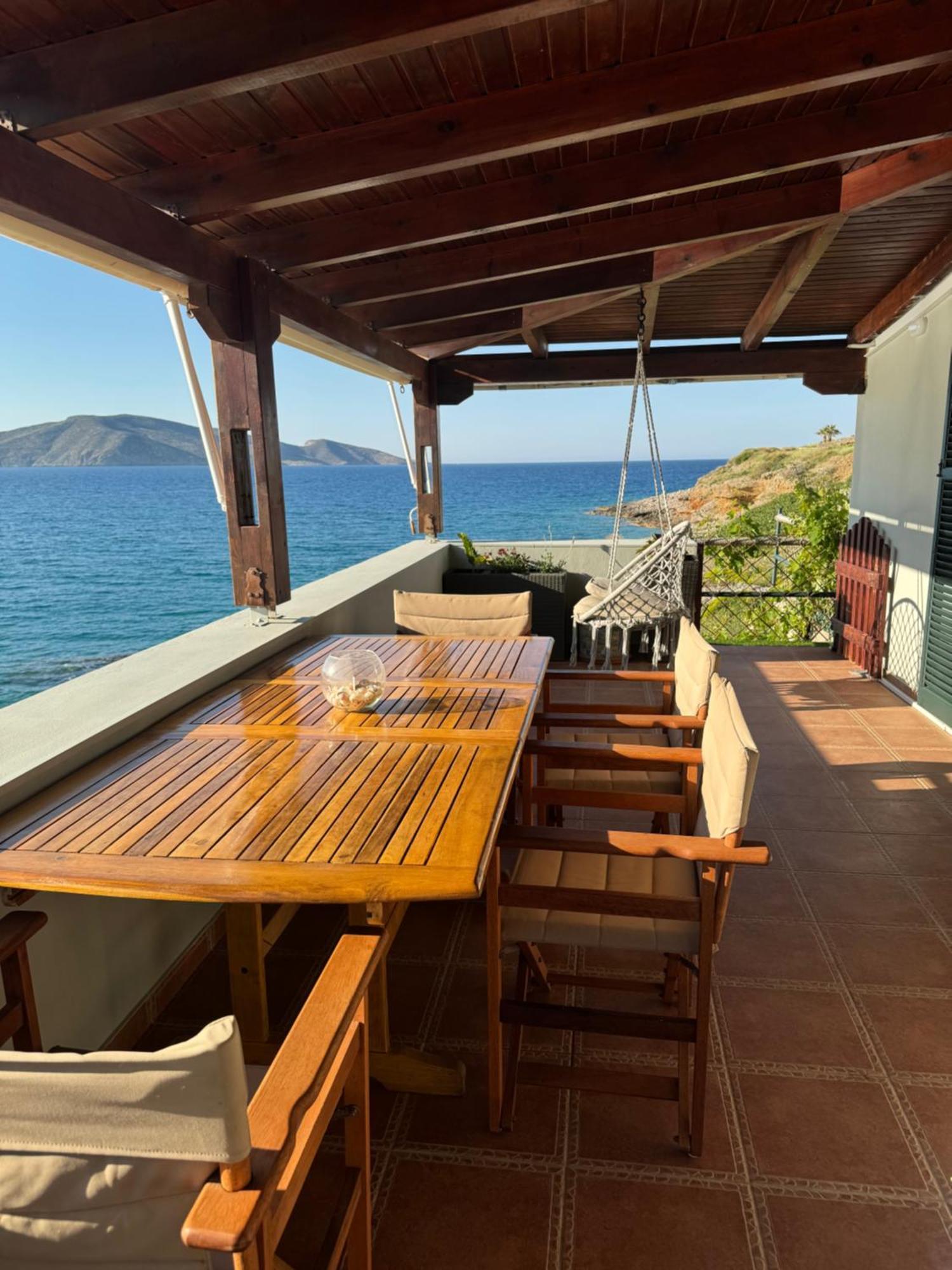 Tholos Alexandra'S Beachfront House Kavoúsion Eksteriør bilde